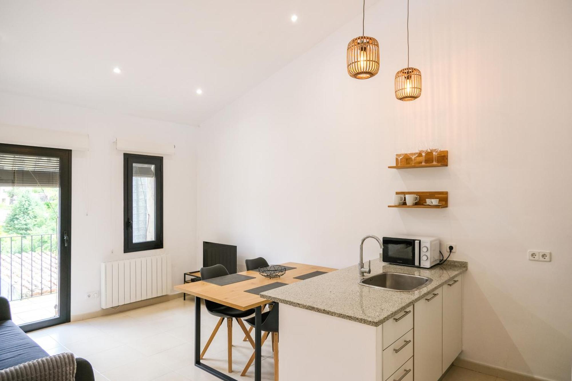 Ca Leudald 3 Apartamento En Besalu Con Terraza Luaran gambar